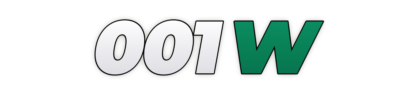 001w